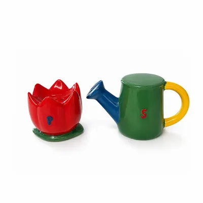Condiments - BLOOM SALT & PEPPER SHAKERS HF - HELIO FERRETTI