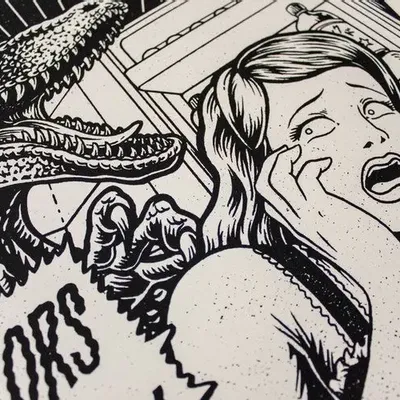 Poster - Print " Raptor” - Size 30 x 40 cm - YEAAAH! STUDIO