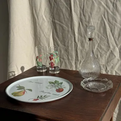 Decorative objects - Vintage flower-shaped molded glass ashtray D14 H2.5 - OFFICE OBJETS