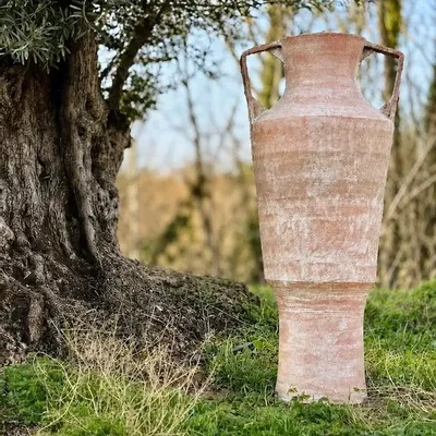 Ornements - AMPHORA I Monumentale — Terre Rouge Patinée - CERAMIC FACTORY