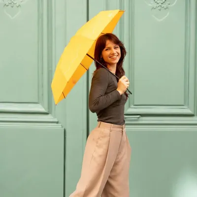 Leather goods - The Mini, eco-friendly umbrella with a patented absorbent cover - BEAU NUAGE
