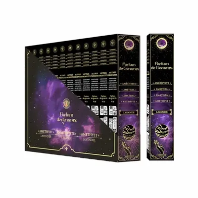 Senteurs - Encens Smudge Stick Parfum de Gemmes Lavande & Améthyste 20g - ARABESK