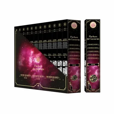 Senteurs - Encens Smudge Stick Parfum de Gemmes Rose & Quartz Rose 20g - ARABESK