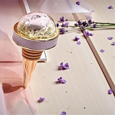 Gifts - Wine cork\" Lavender Mist\ " - L COLLECTIONS PARIS