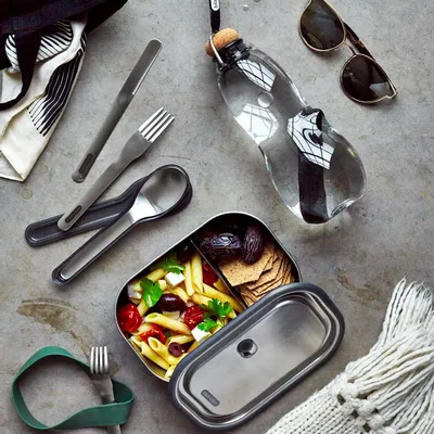 Boîtes de conservation - BLACK + BLUM Lunch Box Inox |600ml |1 L | - BLACK+BLUM EUROPE