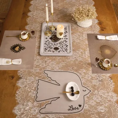 Placemats - Vinyl placemat and coasters. 100% made in France. - PODEVACHE