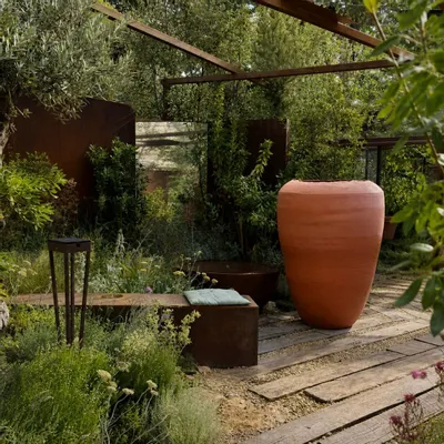 Pots de fleurs - KIATHOS – VASE MONUMENTAL EN TERRE CUITE - CERAMIC FACTORY