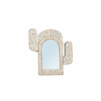 Miroirs - Le Cactus Shell Miroir - Blanc - BAZAR BIZAR LIVING
