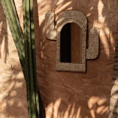 Miroirs - Le Cactus Shell Miroir - Blanc - BAZAR BIZAR LIVING