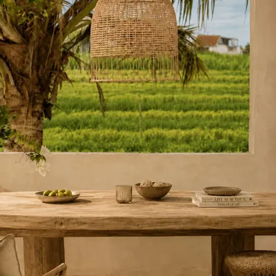 Blinds - The Amalfi Pendant - Natural - M - BAZAR BIZAR LIVING