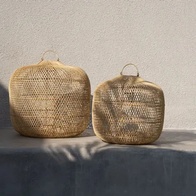Abat-jours - La Suspension Batu Bolong - Naturel - M - BAZAR BIZAR LIVING