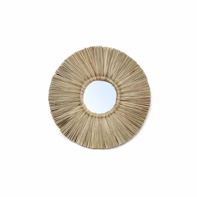 Mirrors - The Alang Alang Mirror - Natural - S - BAZAR BIZAR LIVING