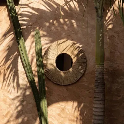 Mirrors - The Alang Alang Mirror - Natural - S - BAZAR BIZAR LIVING