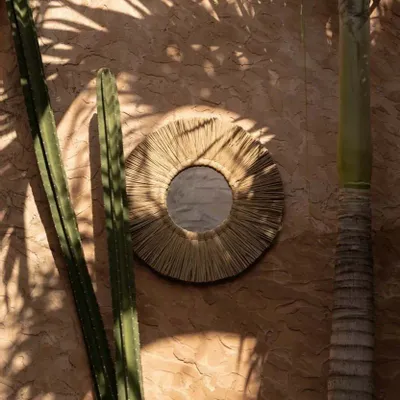 Mirrors - The Alang Alang Mirror - Natural - M - BAZAR BIZAR LIVING