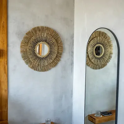 Mirrors - The Havana Mirror - Natural Black - L - BAZAR BIZAR LIVING