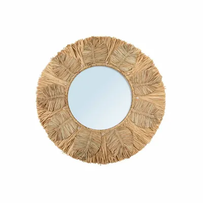 Mirrors - The Palm Tree Mirror - Natural - M - BAZAR BIZAR LIVING
