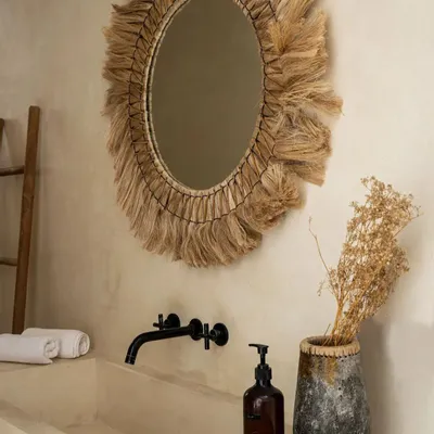 Miroirs - Le Miroir Pretty Blonde - Naturel - L - BAZAR BIZAR LIVING