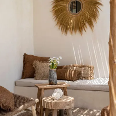 Miroirs - Le Miroir Simba - Naturel - M - BAZAR BIZAR LIVING