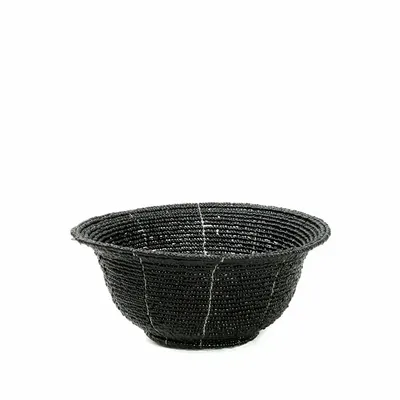 Objets de décoration - Le Bol Perlé Bas - Noir - S - BAZAR BIZAR LIVING