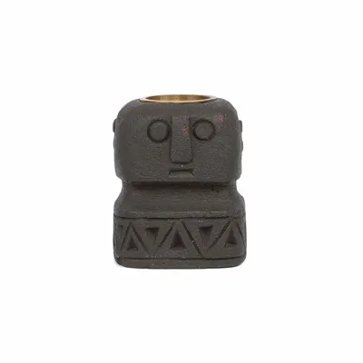 Candlesticks and candle holders - The Sumba Stone #26 Candle Holder - BAZAR BIZAR LIVING
