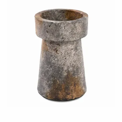 Candlesticks and candle holders - The Gypsy Candle Holder - Antique Grey - L - BAZAR BIZAR LIVING