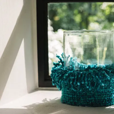 Bougeoirs et photophores  - Le Bougeoir Oh My Gee - Aqua - XL - BAZAR BIZAR LIVING