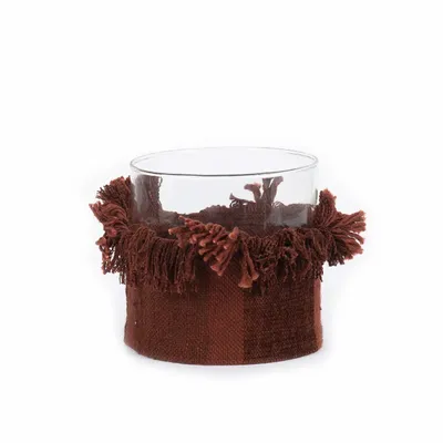 Candlesticks and candle holders - The Oh My Gee Candle Holder - Burgundy Velvet - XL - BAZAR BIZAR LIVING