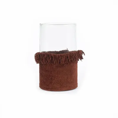 Candlesticks and candle holders - The Oh My Gee Candle Holder - Burgundy Velvet - XXL - BAZAR BIZAR LIVING