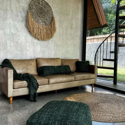 Ottomans - The Oh My Gee Pouffe - Forest Green - BAZAR BIZAR LIVING
