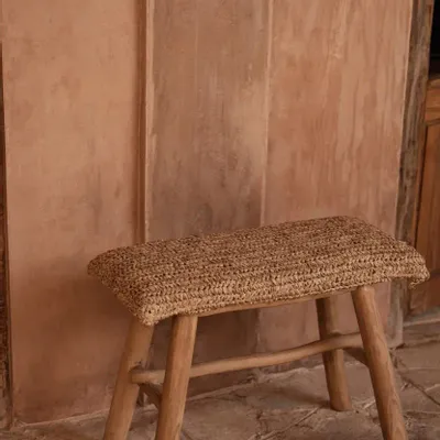 Bancs - Le Banc En Raphia - Naturel - BAZAR BIZAR LIVING