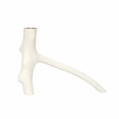 Candlesticks and candle holders - The Triple Twig Candle Holder - White - BAZAR BIZAR LIVING