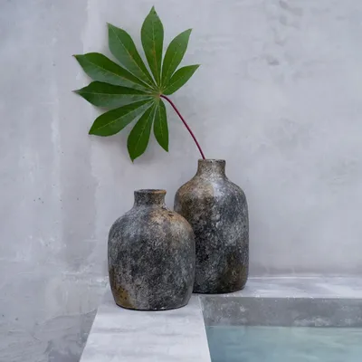 Vases - The Classy Vase - Antique Grey - L - BAZAR BIZAR LIVING