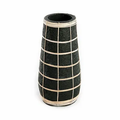 Vases - The Cutie Vase - Black Natural - L - BAZAR BIZAR LIVING