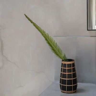 Vases - The Cutie Vase - Black Natural - M - BAZAR BIZAR LIVING