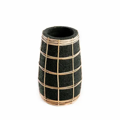 Vases - The Cutie Vase - Black Natural - S - BAZAR BIZAR LIVING