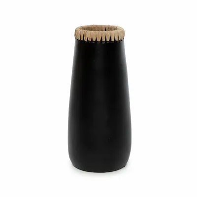 Vases - The Sneaky Vase - Black Natural - L - BAZAR BIZAR LIVING