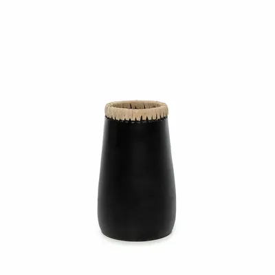Vases - The Sneaky Vase - Black Natural - S - BAZAR BIZAR LIVING