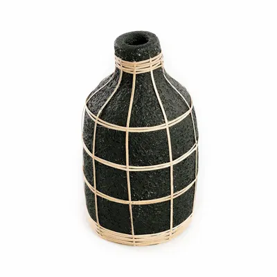 Vases - Le Vase Whoopy - Noir Naturel - L - BAZAR BIZAR LIVING