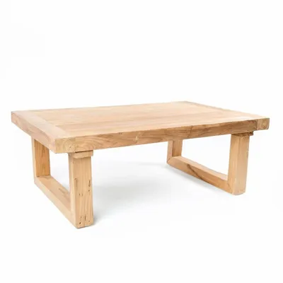 Coffee tables - The Reclaimed Teak Coffee Table - Natural - BAZAR BIZAR LIVING