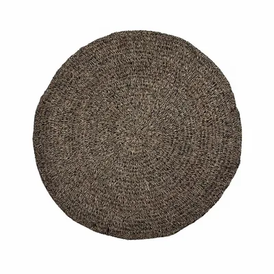 Rugs - The Seagrass Carpet - Natural Black - 200 - BAZAR BIZAR LIVING