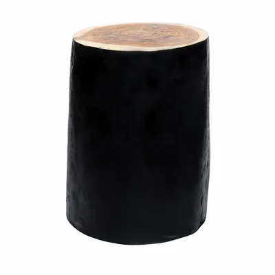Stools - The Tribe Stool - Natural Black - BAZAR BIZAR LIVING
