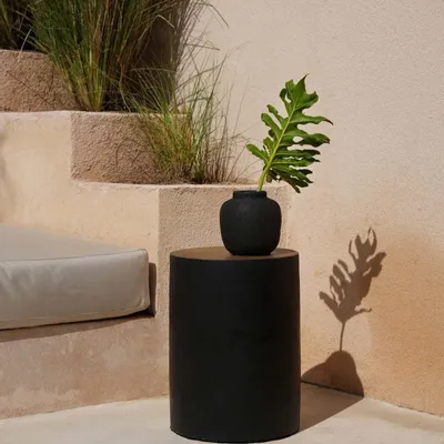 Stools - The Tribe Stool - Natural Black - BAZAR BIZAR LIVING