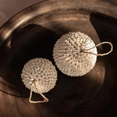 Objets de décoration - La Boule Bubble Shell - Blanc - L - BAZAR BIZAR LIVING