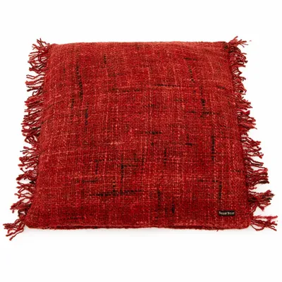 Cushions - The Oh My Gee Cushion Cover - Cherry Red - 60x60 - BAZAR BIZAR LIVING