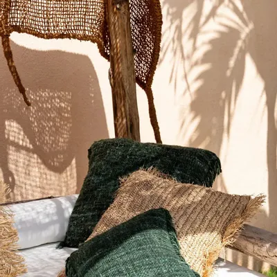Coussins - La Housse De Coussin Oh My Gee - Vert Forêt - 60x60 - BAZAR BIZAR LIVING