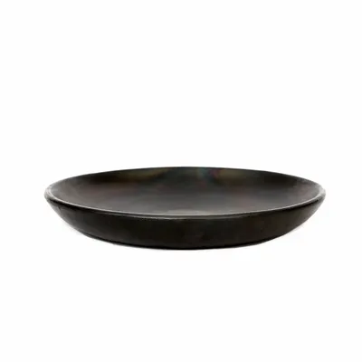Plats et saladiers - L’Assiette Classique Burned - Noire - M - BAZAR BIZAR LIVING