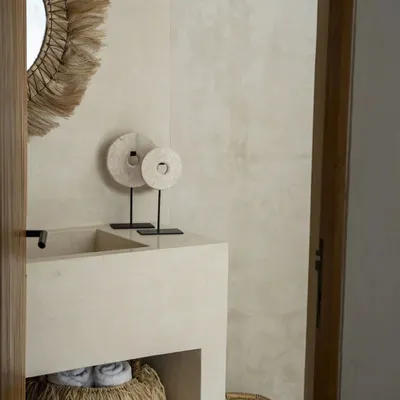 Sculptures, statuettes et miniatures - Marble Disc Sur Pied - Blanc - M - BAZAR BIZAR LIVING