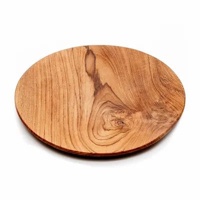 Platter and bowls - The Teak Root Round Plate - XL - BAZAR BIZAR LIVING
