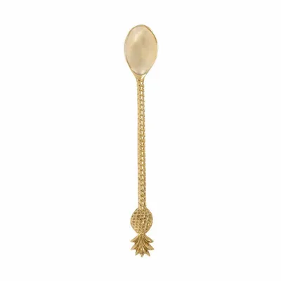 Flatware - The Pineapple Long Spoon - Gold - BAZAR BIZAR LIVING