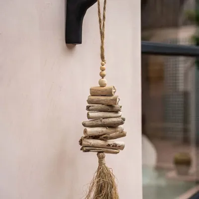 Objets de décoration - La Décoration Suspendue Raffia Driftwood - BAZAR BIZAR LIVING
